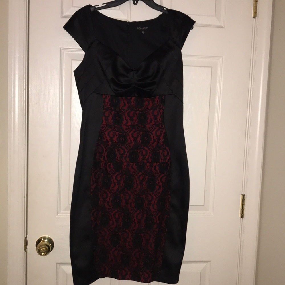 Black and Red Cocktail dress